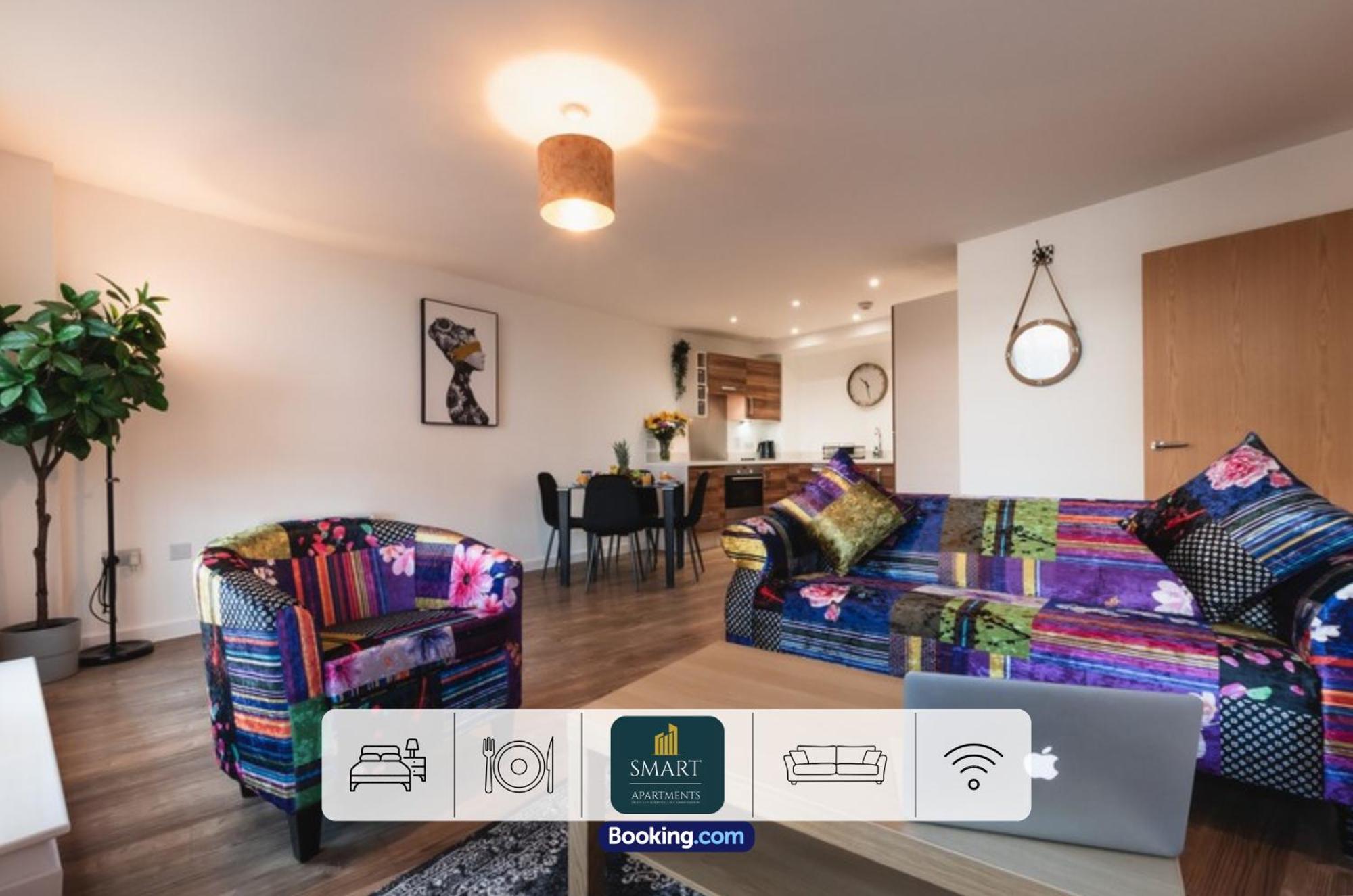 Spacious City Center Apartment By Smart Apartments Short Lets & Serviced Accommodation Apartment Southampton With Free Wifi المظهر الخارجي الصورة