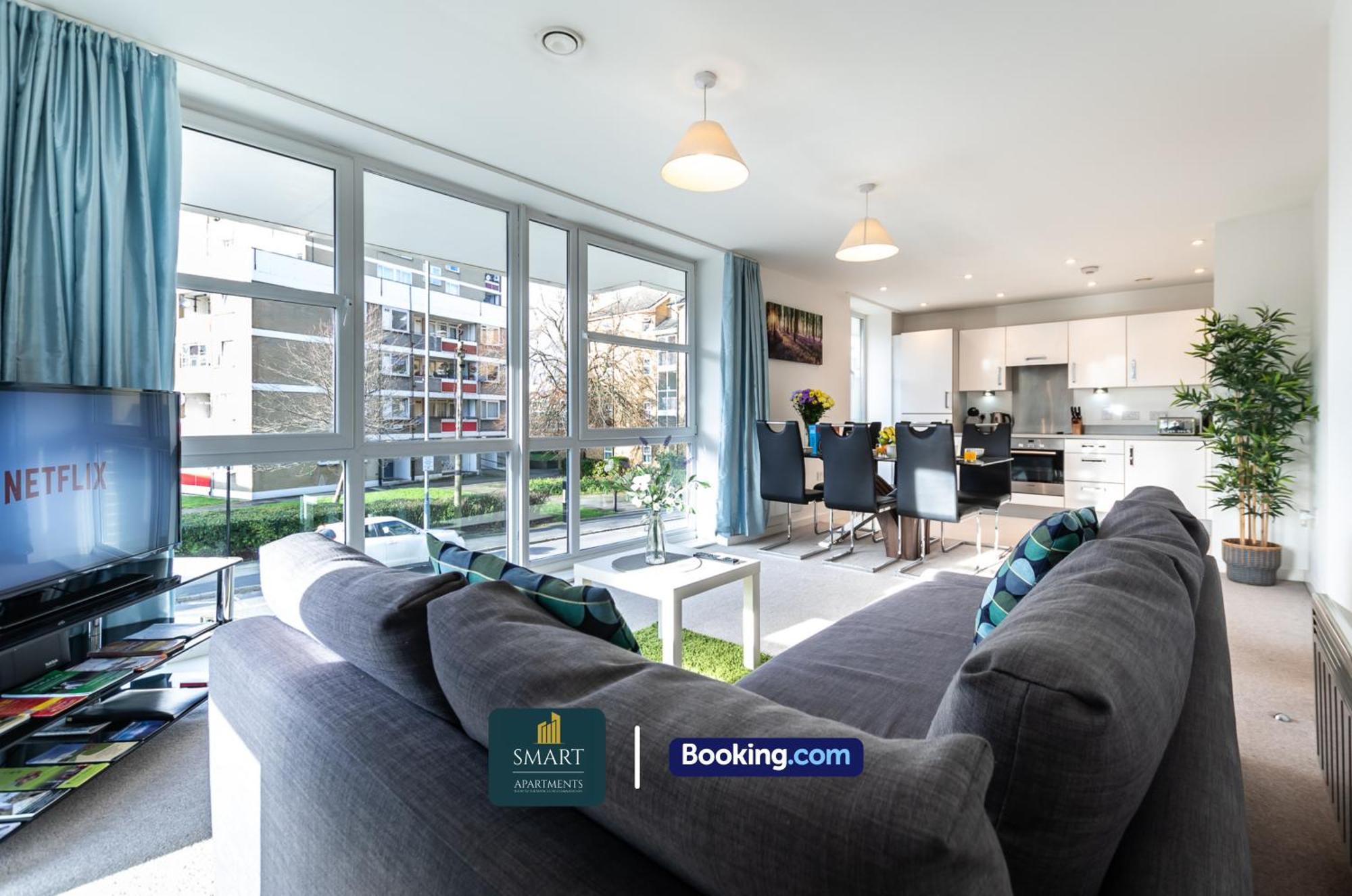 Spacious City Center Apartment By Smart Apartments Short Lets & Serviced Accommodation Apartment Southampton With Free Wifi المظهر الخارجي الصورة