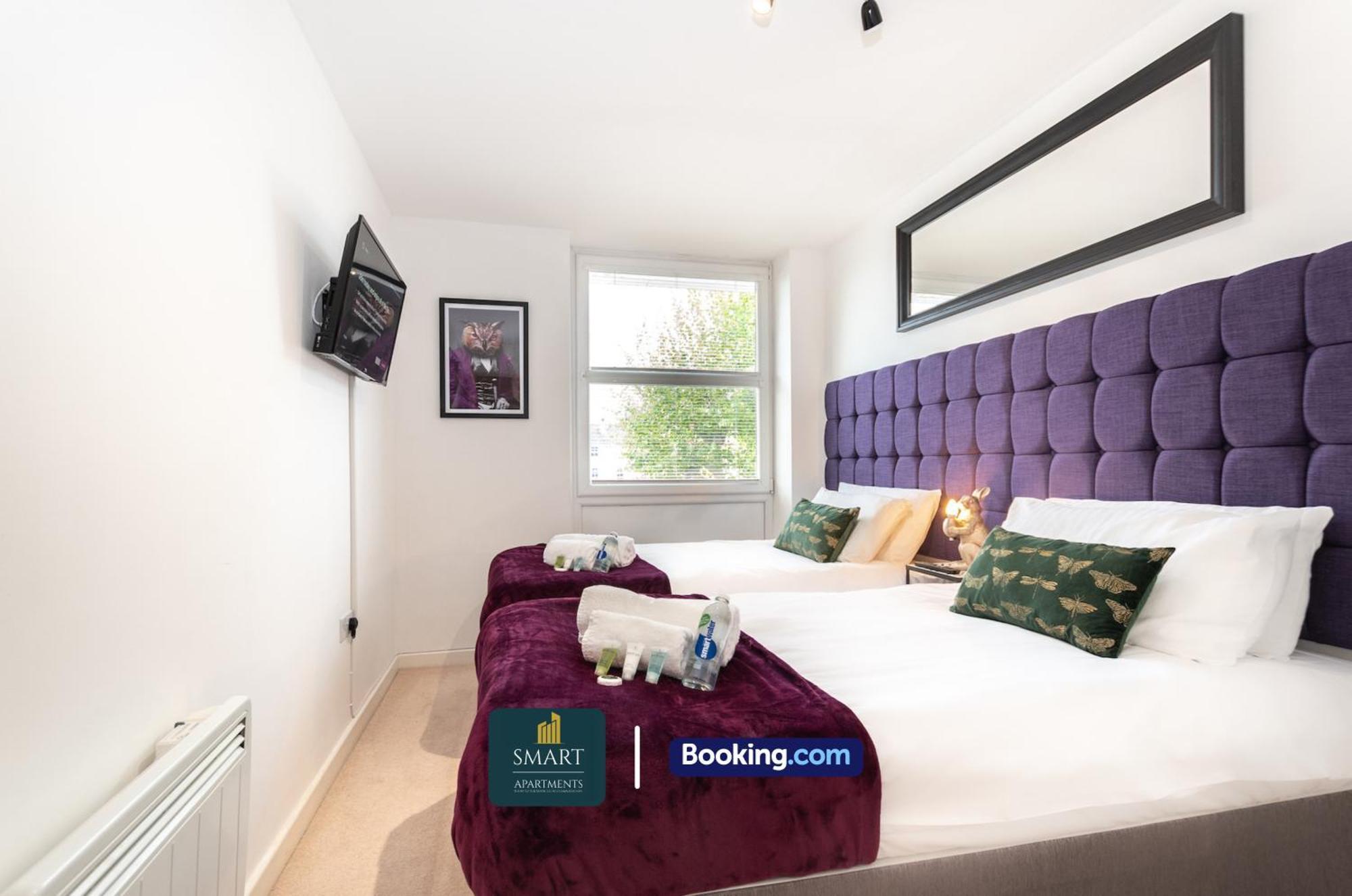 Spacious City Center Apartment By Smart Apartments Short Lets & Serviced Accommodation Apartment Southampton With Free Wifi المظهر الخارجي الصورة