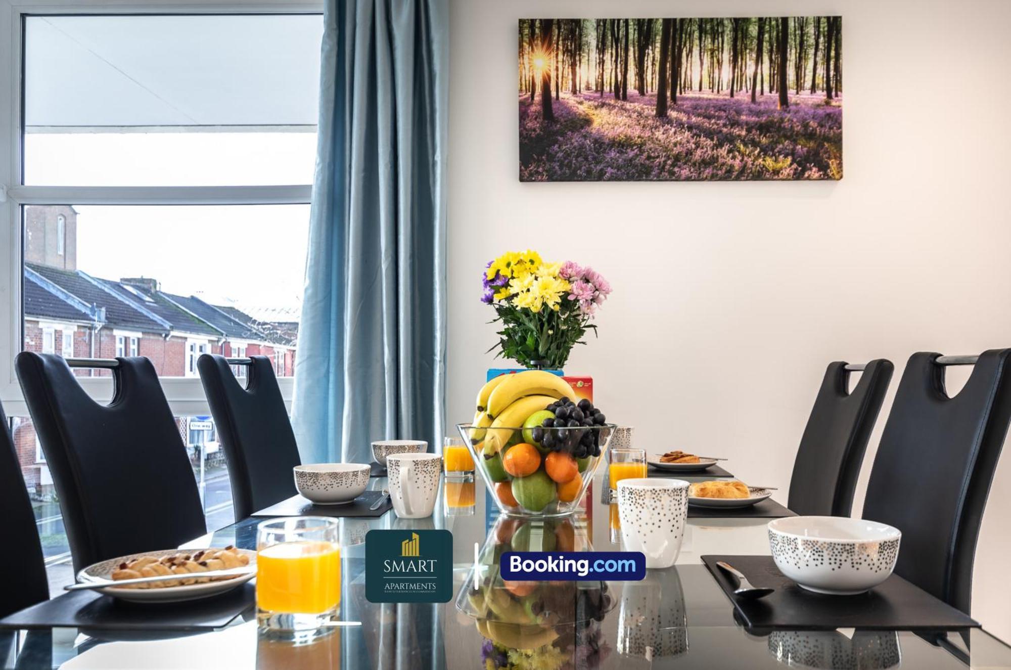 Spacious City Center Apartment By Smart Apartments Short Lets & Serviced Accommodation Apartment Southampton With Free Wifi المظهر الخارجي الصورة