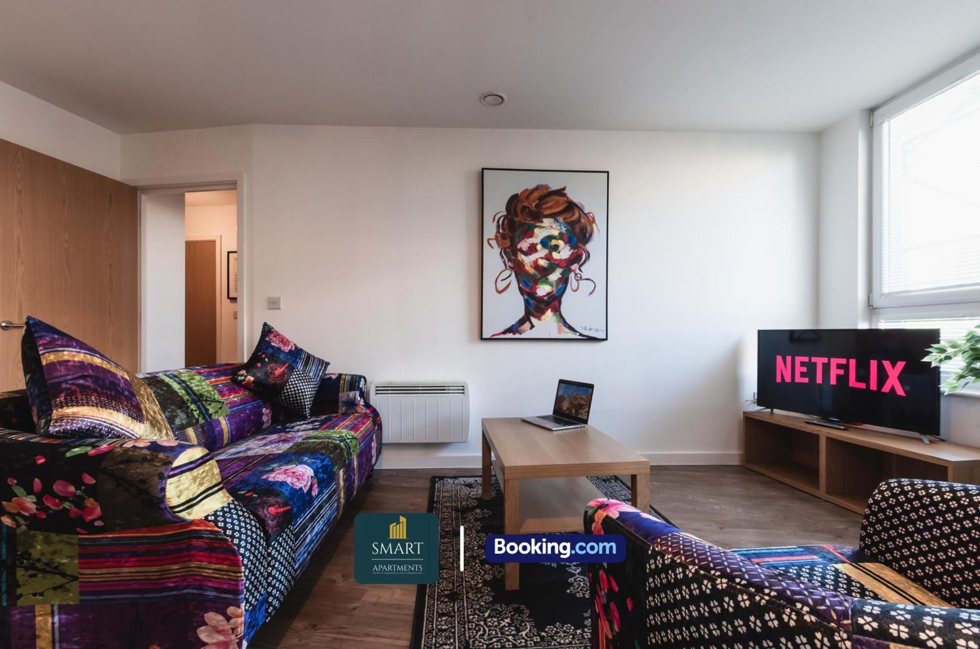 Spacious City Center Apartment By Smart Apartments Short Lets & Serviced Accommodation Apartment Southampton With Free Wifi المظهر الخارجي الصورة
