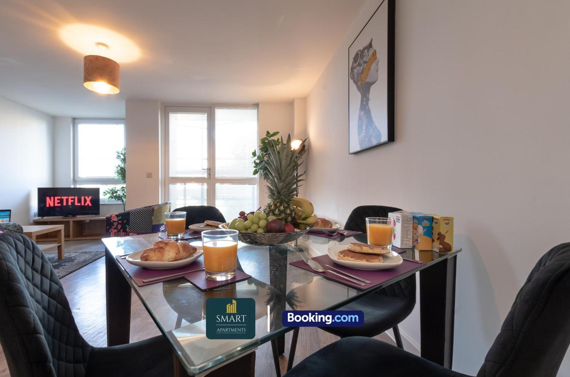 Spacious City Center Apartment By Smart Apartments Short Lets & Serviced Accommodation Apartment Southampton With Free Wifi المظهر الخارجي الصورة